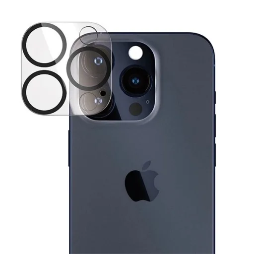 PanzerGlass Bundle 3in1 készlet átlátszó tok + üvegfólia + kamera lencsevédő iPhone 15 Pro Max-hoz - 2