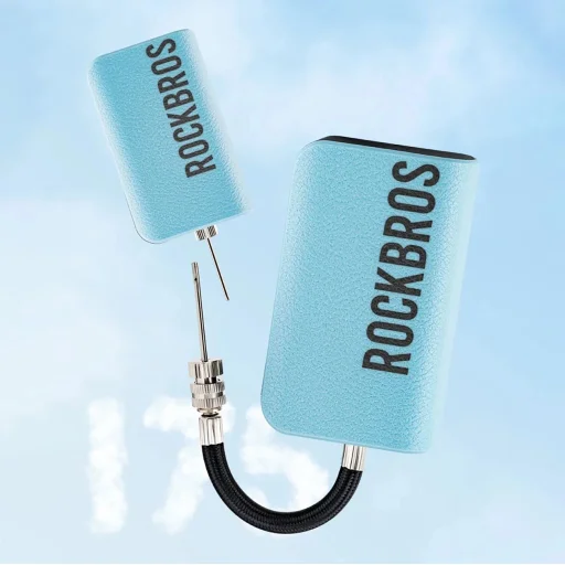 Rockbros 42520006001 Elektromos Pumpa Kompresszor Digitális Kijelzővel Labdákhoz / Léggömbökhöz - Kék - 11