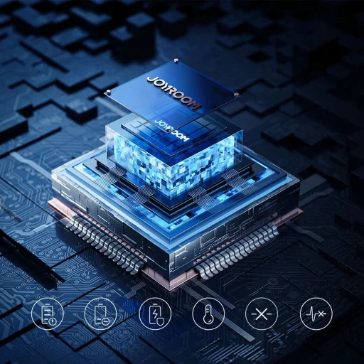 Joyroom 30000mAh 65W power bank digitális kijelzővel (JR-PBF05) - fekete - 13