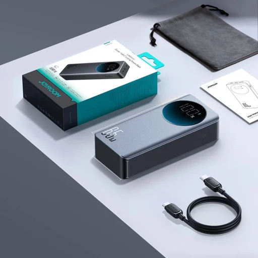 Joyroom 30000mAh 65W power bank digitális kijelzővel (JR-PBF05) - fekete - 15