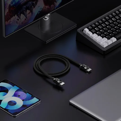 DisplayPort 8K 60Hz kábel 1.5m Baseus High Definition sorozat - fekete - 9