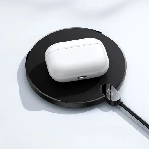 Baseus Digital LED Display Gen 2 BS-W526 induktív töltő 15W - fekete - 9