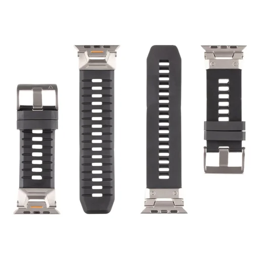 Tactical Tough Band Apple Watch Ultra (49mm) óraszíj - Fekete - 3
