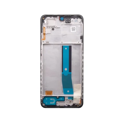 LCD kijelző + Érintőegység + Előlap a Xiaomi Redmi Note 11 NFC-hez fekete (Szerviz csomag) - 2