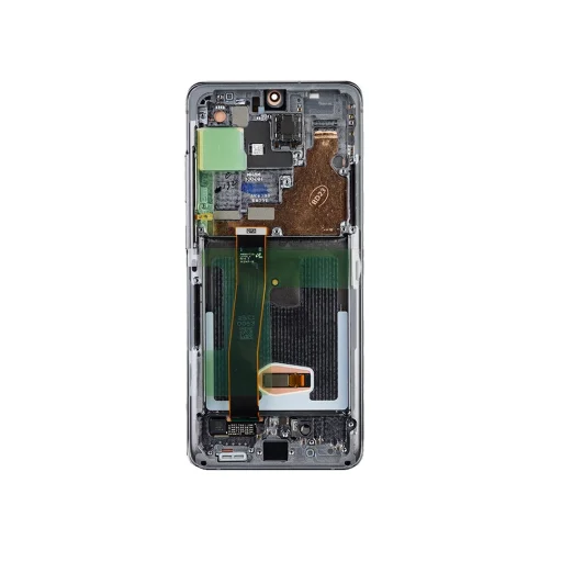 LCD kijelző + Érintőegység + Előlap Samsung G988 Galaxy S20 Ultra Kozmikus Szürke (Szervízcsomag) - 2