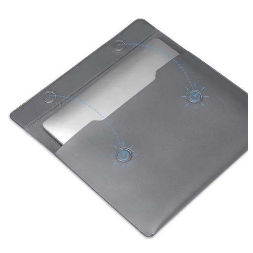 Tech-Protect Chloi tok 14"-os laptophoz - sötétszürke - 2