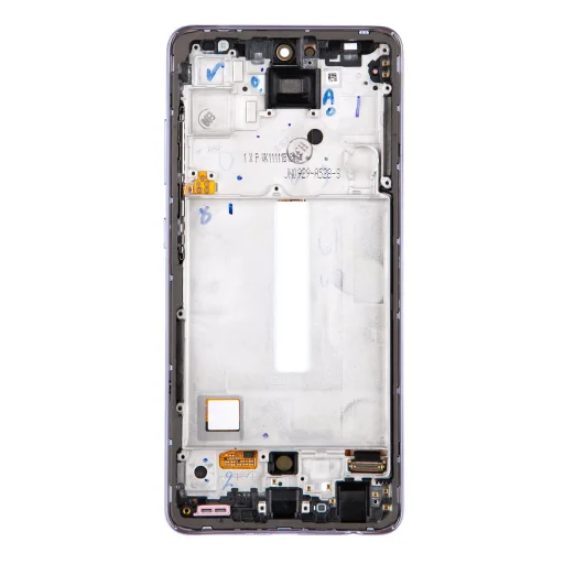LCD kijelző + Érintőegység Samsung A526/A525 Galaxy A52 Lila (Szerviz csomag) - 2