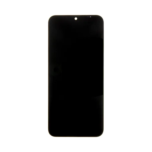 LCD kijelző + Érintőegység + Előlap Samsung A146 Galaxy A14 5G Fekete (Szervíz csomag) - 1