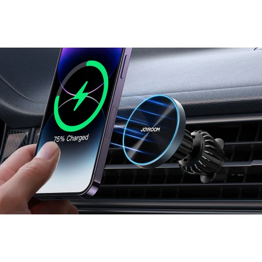 Joyroom JR-ZS240 Pro mágneses autós tartó induktív töltővel, 15W (fekete) - 6