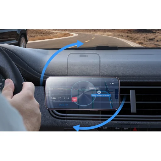 Joyroom JR-ZS240 Pro mágneses autós tartó induktív töltővel, 15W (fekete) - 7