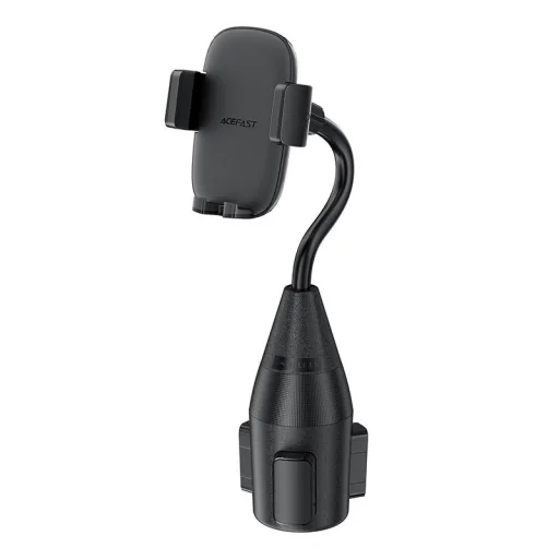 Autós pohártartóra szerelhető telefontartó, Acefast, D24 (fekete) - 1