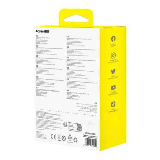 Baseus MagPro Series autós tartó 15W induktív töltővel szellőzőre - fekete - 6