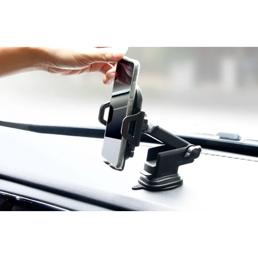 Foneng CP13 tapadókorongos autós telefontartó (fekete) - 7