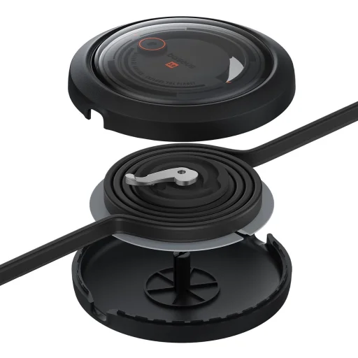 Baseus Free2Draw CB000084 visszahúzható USB-C - Lightning / USB-C / micro USB kábel 100W 1,1m - fekete - 4