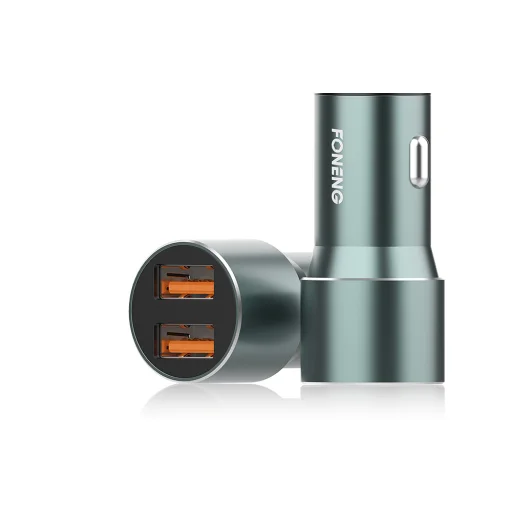 Foneng C19 36W autós töltő (ezüst) - 2