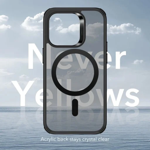  iPhone 14 Pro Fekete ESR CH HaloLock MagSafe Frosted tok - 8