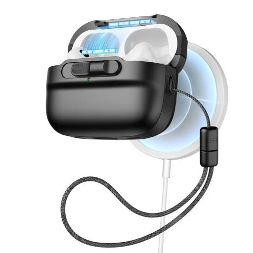 ESR Pulse Halolock fliptok MagSafe kompatibilitással Apple AirPods Pro 1/2 - Fekete - 1