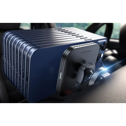 ESR Halolock Magnetic QI2 autós telefontartó MagSafe 15W induktív töltővel a légbeömlőhöz - fekete - 12