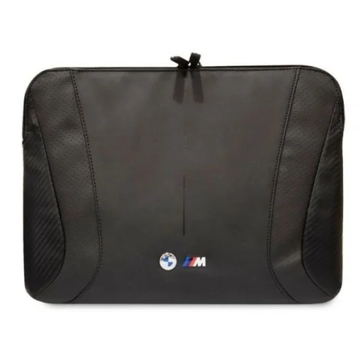 BMW Carbon&Perforált laptop táska 14"-os méretben - fekete - 1
