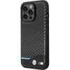  iPhone 13 Pro Max 6.7" fekete/fekete BMW BMHCP13X22NBCK kemény tok bőr karbon tok thumbnail