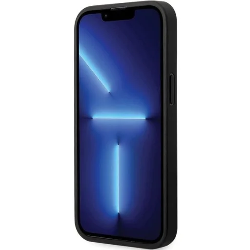  iPhone 13 Pro Max 6.7" fekete/fekete BMW BMHCP13X22NBCK kemény tok bőr karbon tok - 5