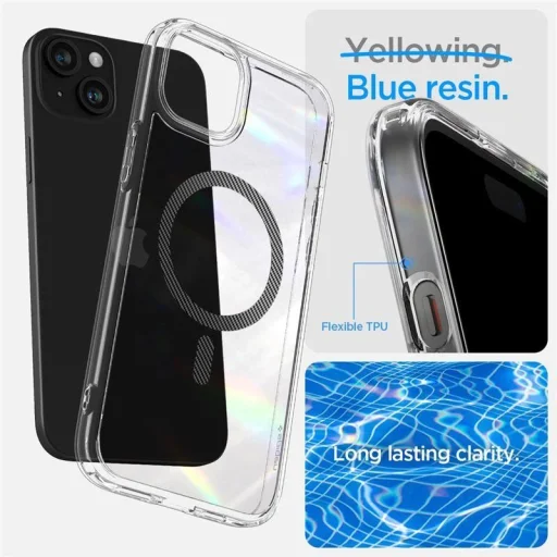 Spigen Ultra Hybrid MagSafe, szénszálas - iPhone 15 Plus tok - 4