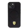 Ferrari FEHMP15SPTEK iPhone 15 6.1" fekete/fekete kemény tok Carbon Metal Logo MagSafe tok thumbnail