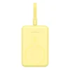Baseus Magnetic Mini MagSafe 10000mAh 20W powerbank beépített Lightning kábellel - sárga + Baseus Simple Series USB-C - USB-C 60W 0.3m kábel thumbnail