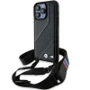  iPhone 15 Pro fekete BMW M Edition Carbon Stripe & Strap tok thumbnail