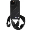  iPhone 15 Plus / 14 Plus BMW M Edition Carbon Stripe & Strap tok - fekete thumbnail