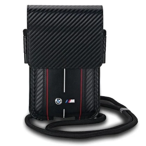 BMW Carbon & Red Stripe telefontok - fekete - 1