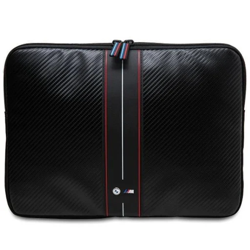 BMW Carbon & Red Stripe laptop táska 16" - fekete - 1