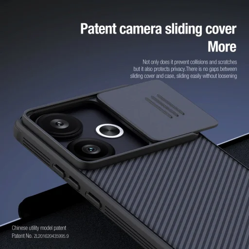 Nillkin CamShield PRO Hard tok Xiaomi Poco F6 fekete - 3