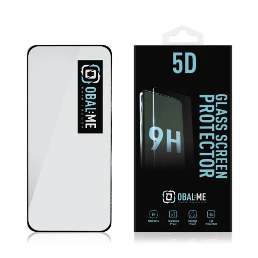 OBAL:ME 5D tvrdené sklo Motorola Edge 50 Pro čierne - 2
