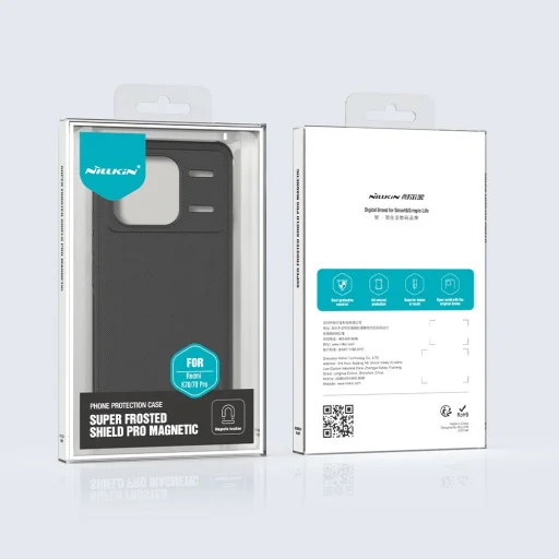 Nillkin Super Frosted PRO Mágneses Hátlap Tok Xiaomi Poco F6 Pro Fekete - 8