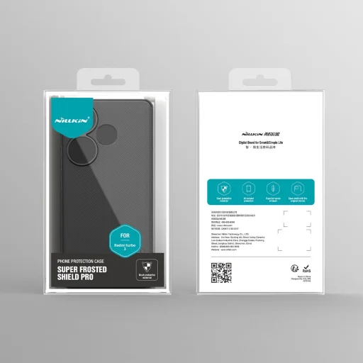 Nillkin Super Frosted PRO hátlap tok Xiaomi Poco F6 kék - 7