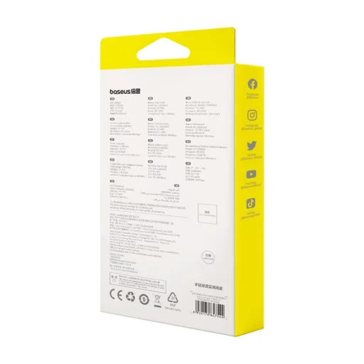 Baseus Free2Draw USB-C - USB-C kábel, PD, 100 W, 1 m (lila) - 8