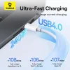 Baseus Superior 2 100W 2m USB-C - USB-C gyors töltő kábel (fehér) thumbnail