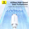 Baseus Superior 2 100W 2m USB-C - USB-C gyors töltő kábel (fehér) thumbnail