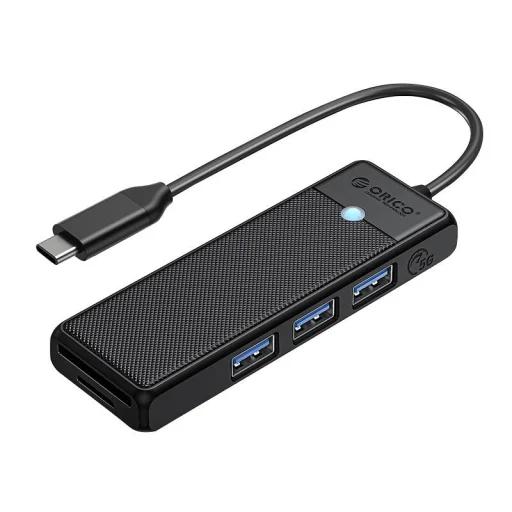 Adapter Hub 4 az 1-ben Orico USB A3.0x3 + TF/SD3.0x1 - 1