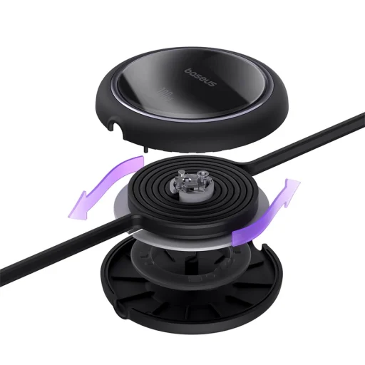 Baseus Free2Draw USB-C - USB-C kábel, PD, 100 W, 1 m (fekete) - 5