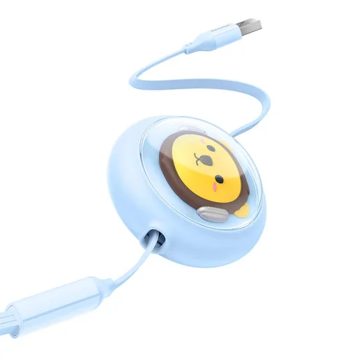 Baseus 3-1 töltőkábel USB - USB-C, USB-M, Lightning, 3,5A, 1,1m (kék) - 4