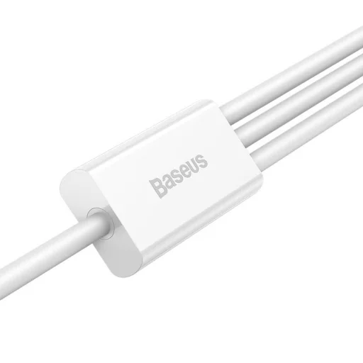 Baseus Superior Data Gyorstöltő USB - M+L+C, 3,5A, 0,5m (fehér) - 4