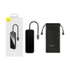 Baseus 4 az 1-ben HUB adapter USB-C - 4xUSB 3.0 (sötétszürke) - 2