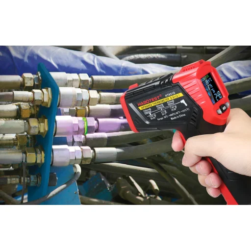 Habotest HT651D digitális lézeres pirométer, páratartalom mérő - 5