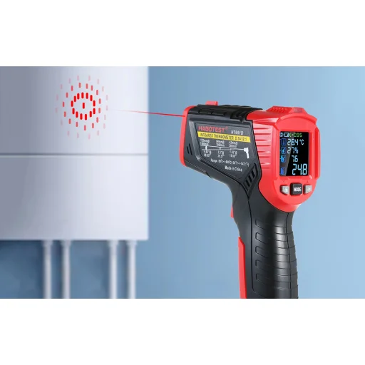 Habotest HT651D digitális lézeres pirométer, páratartalom mérő - 6