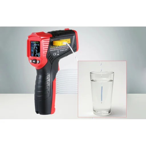 Habotest HT651D digitális lézeres pirométer, páratartalom mérő - 7