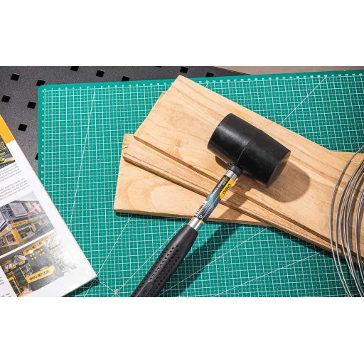 Gumikalapács Deli Tools EDL5616, 0.5kg (fekete) - 5