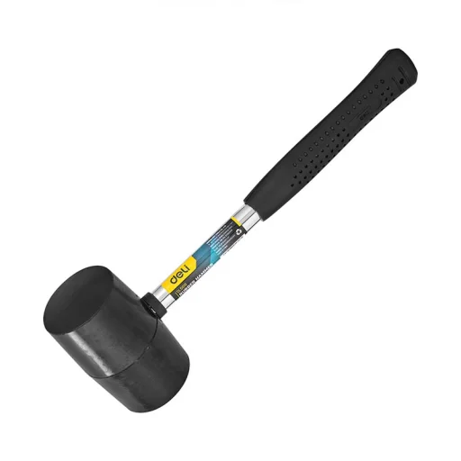 Gumikalapács Deli Tools EDL5616, 0.5kg (fekete) - 2