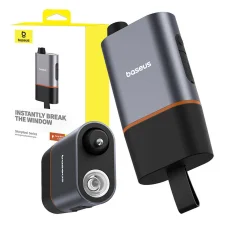 Baseus Sharp Tool biztonsági kalapács (ablakbetörés+biztonsági öv vágás) fekete